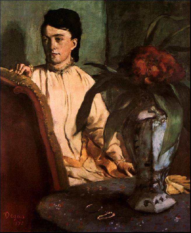 Edgar Degas Seated Woman Sweden oil painting art